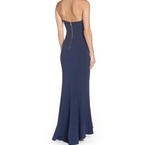 Maria Bianca Nero | Navy Mermaid Gown Size 12 NWT*